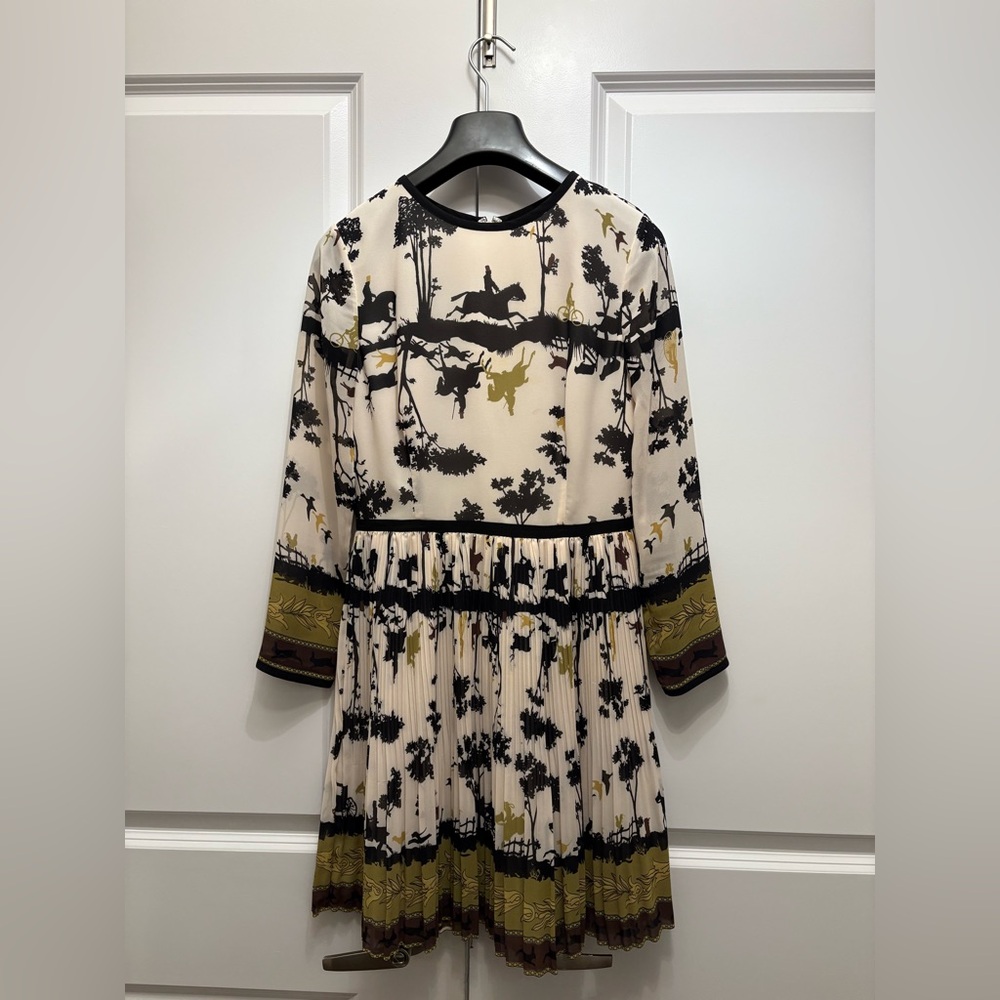 Ted baker printed pleated dress
